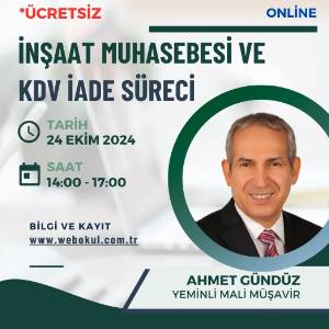 İnşaat Muhasebesi ve KDV İade Süreci